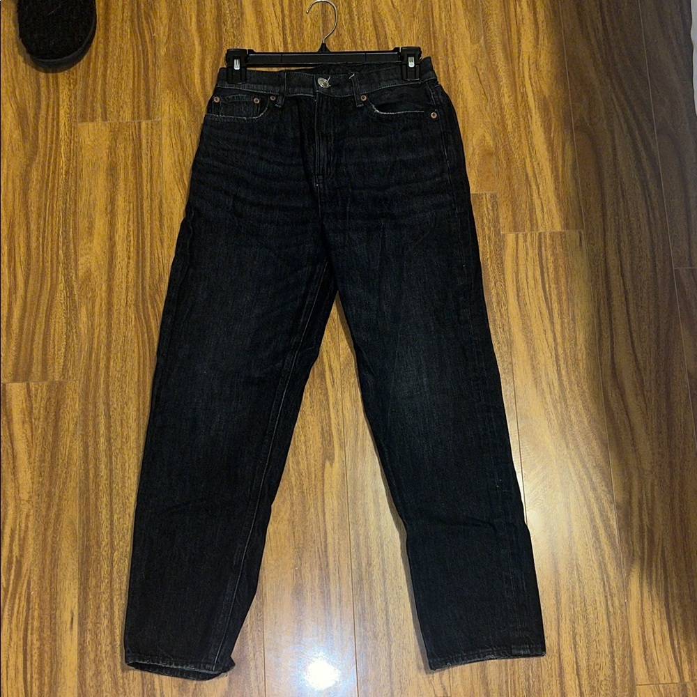 American Eagle Outfitters Women’s Black Straight Jeans